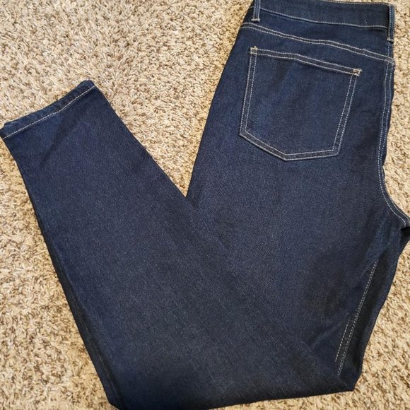 Harper Heritage Dark Wash Mid Rise Skinny Jeans - Picture 3 of 5